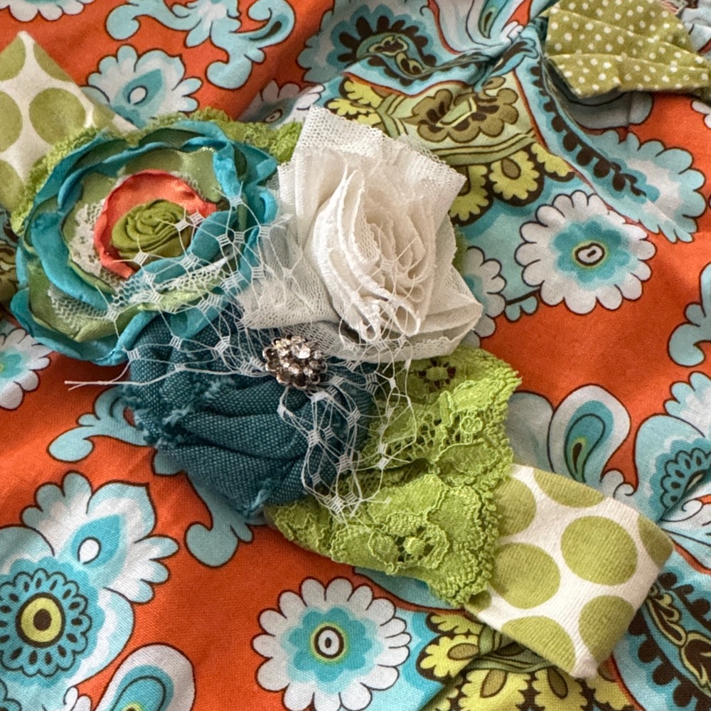 Persnickety Headband Head-bow Floral
